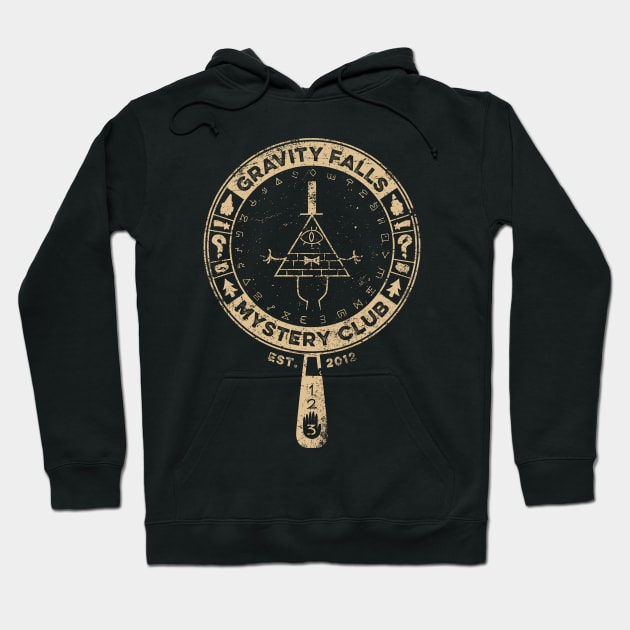 Gravity Falls Mystery Club Hoodie by alecxps